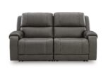 5Z-Harrenhurst 2-Piece Leather Dual Power Reclining Modular Loveseat