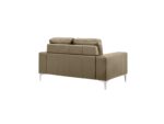 Armen Living Faelin Leather Loveseat - Image 4