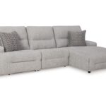 Acklen Place 3-Piece Next-Gen Nuvella™ Performance Fabric Dual Power Reclining Modular Sectional