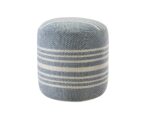 Atlantis Striped Indoor/Outdoor Pouf Indoor / Outdoor Pillow