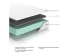 Chime 10 Inch Firm Memory Foam Twin Mattress - Image 3