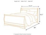 Anarasia Queen Sleigh Bed - Image 4