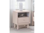 Wistenpine 21" 1 Drawer Charging Nightstand - Image 2
