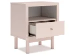 Wistenpine 21" 1 Drawer Charging Nightstand - Image 12