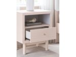 Wistenpine 21" 1 Drawer Charging Nightstand - Image 6