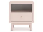 Wistenpine 21" 1 Drawer Charging Nightstand - Image 11