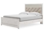 Altyra Queen Panel Bed with Upholstered Headboard - Image 9