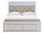 Altyra Queen Upholstered Storage Bed - Image 3
