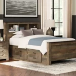 Trinell Full Bookcase Bed with 2 Storage Drawers