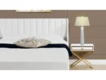 Aspen Vertical Tufted Modern Platform Bed - Image 2