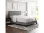 Aurelius Upholstered Linen Platform Bed - Image 2