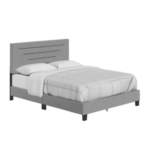 Aurelius Upholstered Linen Platform Bed