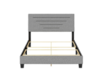 Aurelius Upholstered Linen Platform Bed - Image 3