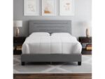 Aurelius Upholstered Linen Platform Bed - Image 4