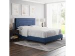 Aurelius King Upholstered Faux Leather Platform Bed - Image 2