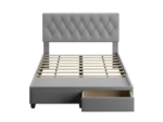 Amandine Upholstered Linen Storage Bed - Image 3