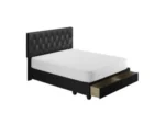 Amandine Upholstered Faux Leather Storage Bed - Image 5