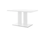 Armen Living Amanda Dining Table with Nook Sofa and Bench - Image 6