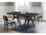 Armen Living Cortina and Lima Dining Table and 4 Chairs - Image 2