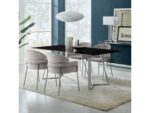 Armen Living Cressida and Portia Dining Table and 4 Chairs - Image 2