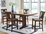 Anixburg Counter Height Dining Table and 4 Barstools - Image 2
