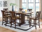 Anixburg Counter Height Dining Table and 6 Barstools - Image 2