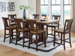 Anixburg Counter Height Dining Table and 8 Barstools - Image 2