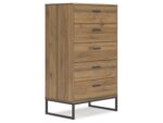 Deanlow 5 Drawer Chest of Drawers