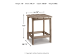 Sundown Treasure Outdoor End Table - Image 4