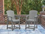 Ross Cove Outdoor Counter Height Bar Stool (Set of 2) - Image 2