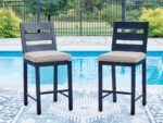 Mabry Shores Outdoor Counter Height Bar Stool (Set of 2) - Image 2