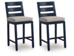 Mabry Shores Outdoor Counter Height Bar Stool (Set of 2)