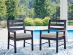 Mabry Shores Outdoor Arm Chair with Cushion (Set of 2) - Image 2
