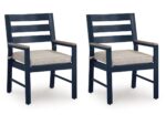 Mabry Shores Outdoor Arm Chair with Cushion (Set of 2)