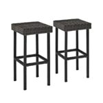Crosley Palm Harbor Outdoor Counter Height Bar Stool (2 Pieces)