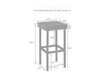 Crosley Palm Harbor Outdoor Counter Height Bar Stool (2 Pieces) - Image 4