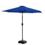Westin Outdoor 9-Ft Market Patio Umbrella with Square Fillable Weight Base