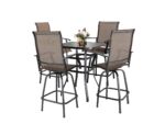 Nuu Garden Outdoor 32" Square Bar Table - Image 11