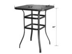 Nuu Garden Outdoor 32" Square Bar Table - Image 4