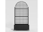 TranquilBreeze 71" Arched Grid Outdoor Trellis