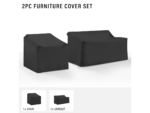 Crosley Furniture Outdoor Loveseat and Chair Furniture Cover - Image 5