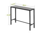 Nuu Garden Outdoor Bar Table - Image 11