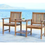 Halsted Twin Seat Outdoor Bench