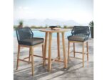 Modway Wellspring Outdoor Bar Table and 2 Bar Stools - Image 2