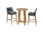 Modway Wellspring Outdoor Bar Table and 2 Bar Stools