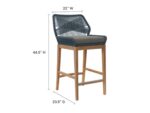 Modway Wellspring Outdoor Bar Table and 2 Bar Stools - Image 6