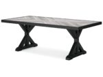 Beachcroft Outdoor Dining Table with Umbrella Option - Image 3