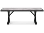 Beachcroft Outdoor Dining Table with Umbrella Option - Image 5