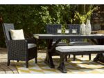 Beachcroft Outdoor Dining Table with Umbrella Option - Image 10