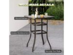 Nuu Garden Outdoor Bar Table and 2 Barstools - Image 8